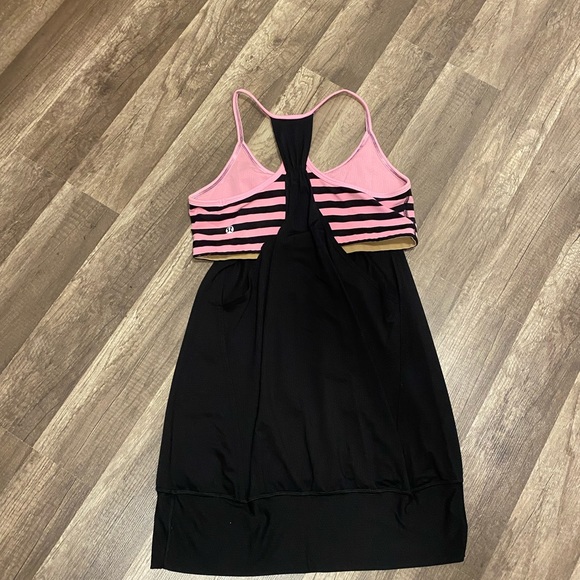 Lululemon Black & Pink Athletic Top size 8 - Picture 6 of 6